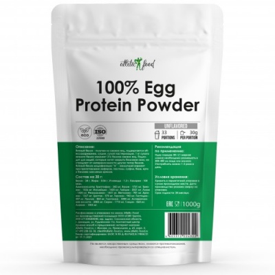  Atletic Food 100% Egg Protein Powder 1000 